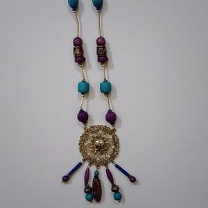 Set Handmade Women Necklace And Earrings